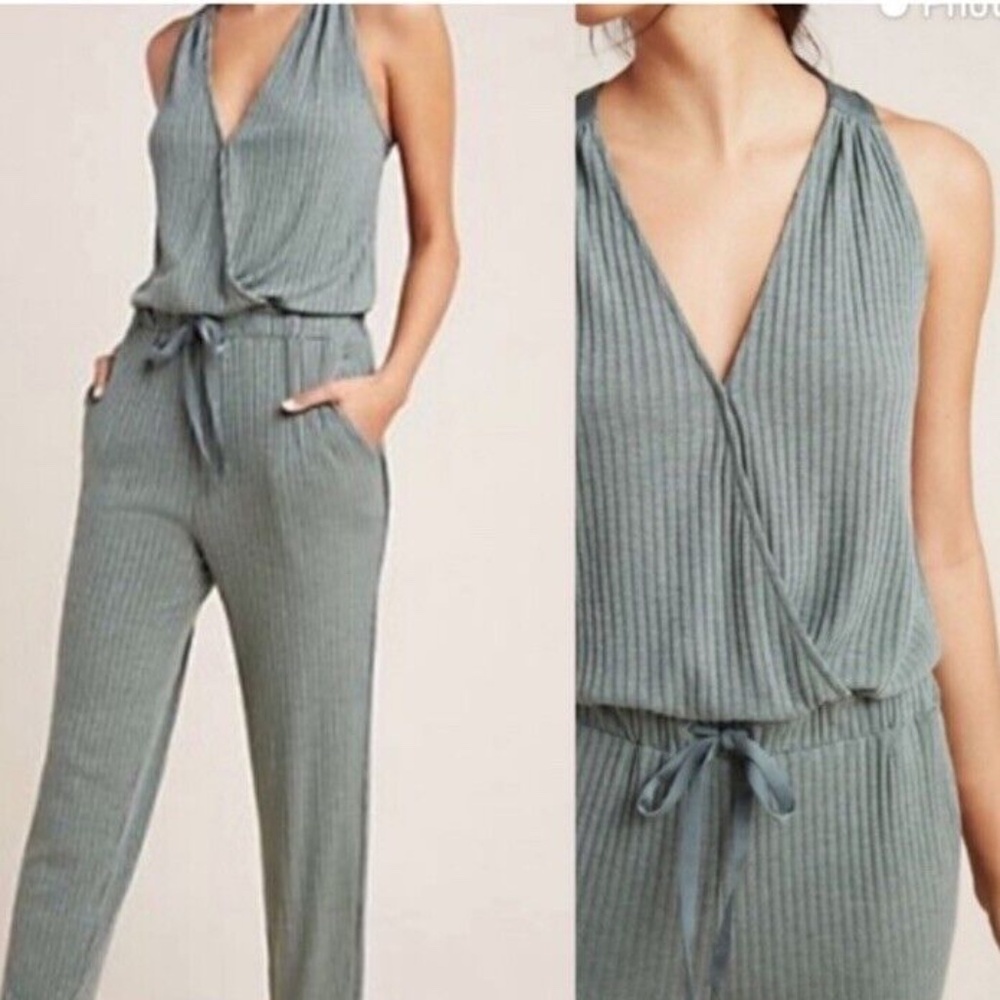 Anthropologie Jumpsuit Sage Green Size XS